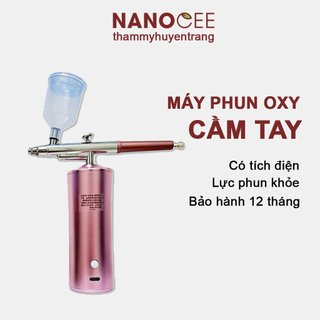 Máy phun oxy cầm tay tích điện mini phun khỏe đẹp sang trọng