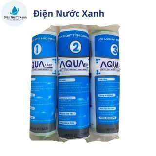 Lõi lọc nước AQUA chính hãng - Bộ lõi lọc thô 123 lọc sạch căn bẩn