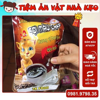 Snack sợi màu cà phê QQ coffee Thuỷ Khôi