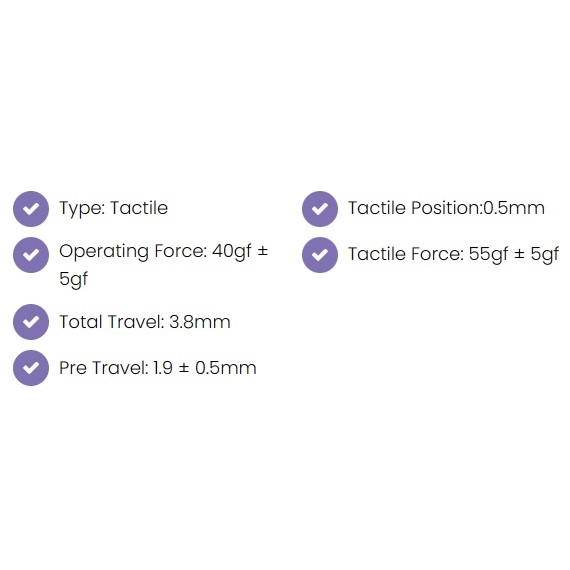 Switch phím cơ AKKO V3 Lavender Purple Pro