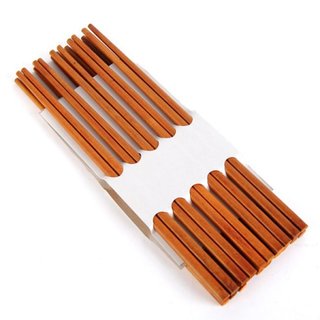 Bộ đũa ăn bằng gỗ cao cấp dùng ăn cơm cầm chắc tay, không trơn trượt, độ bền cao, an toàn cho sức khỏe