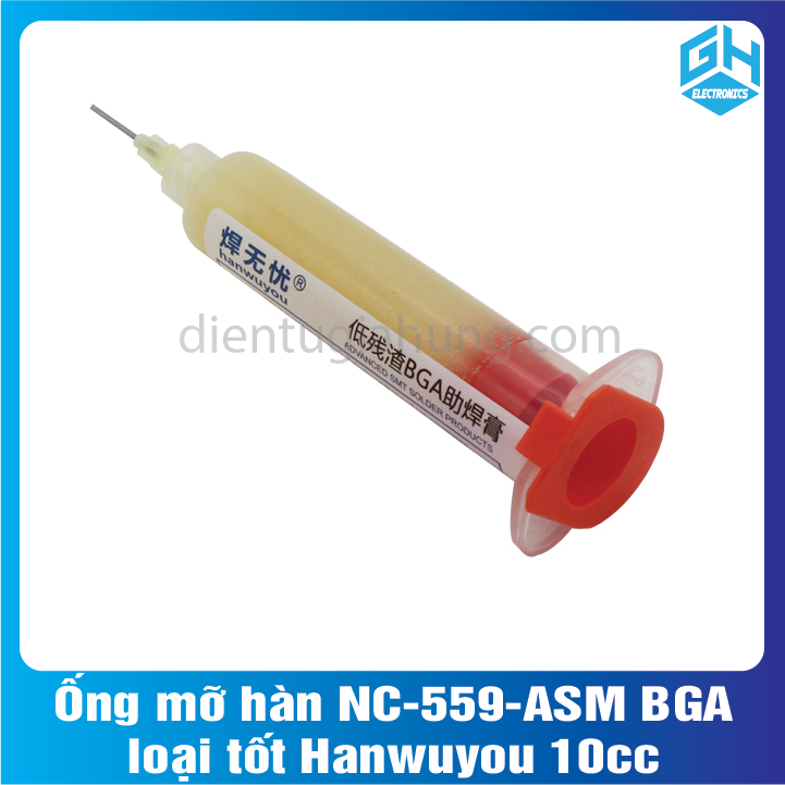 [HCM] 1 Ống mỡ hàn NC-559-ASM BGA loại tốt Hanwuyou 10cc