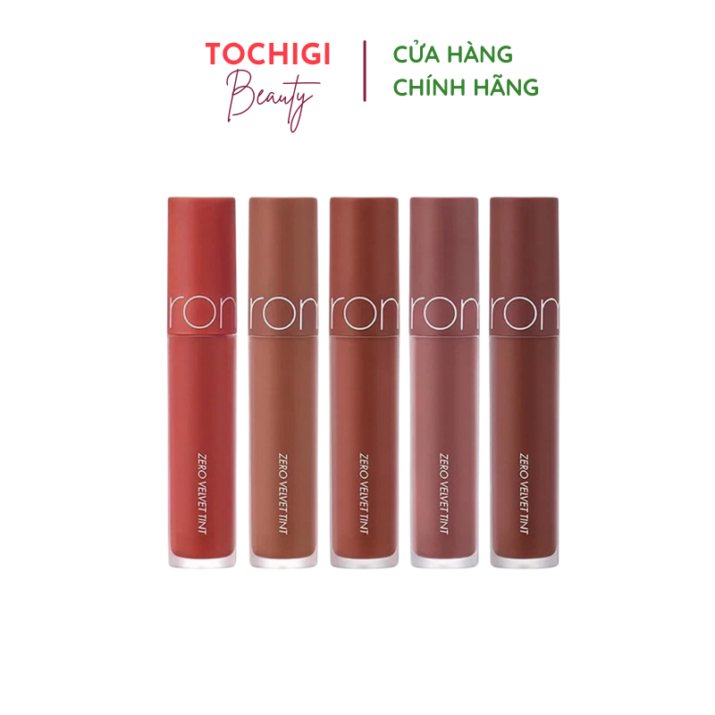 Son kem lì cực mềm môi Hàn Quốc Romand Zero Velvet Tint 5.5g