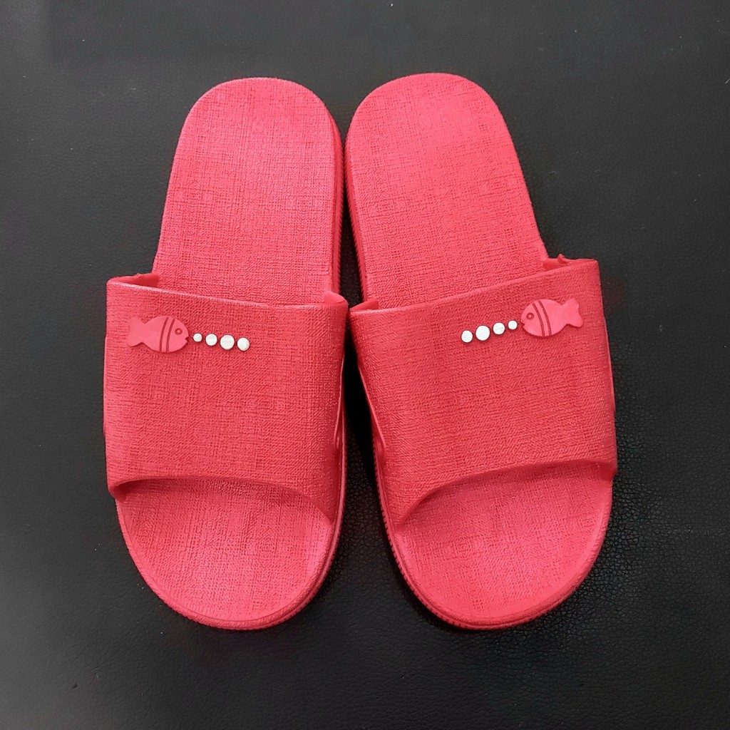 Dép Đi Trong Nhà, Văn phòng, Nhà Tắm Hình Cá Nhựa Siêu Nhẹ, Chống Trơn Trượt