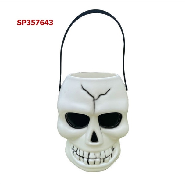 Giỏ Đầu lâu haloween 30cmx16cm