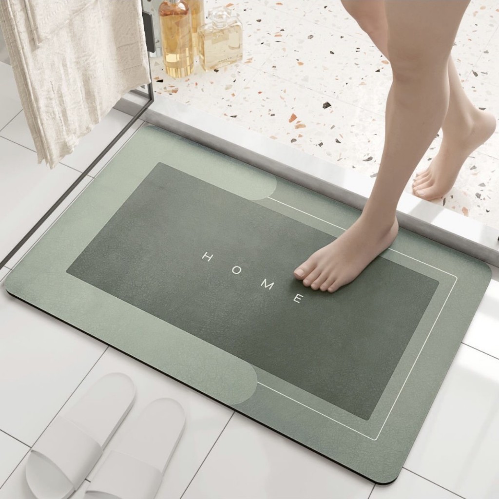 Thảm SILICOL, thảm chùi chân, thấm hút nước 5 giây, mặt thảm lót siêu mịn, đế cao su chống trượt cực hiệu quả.