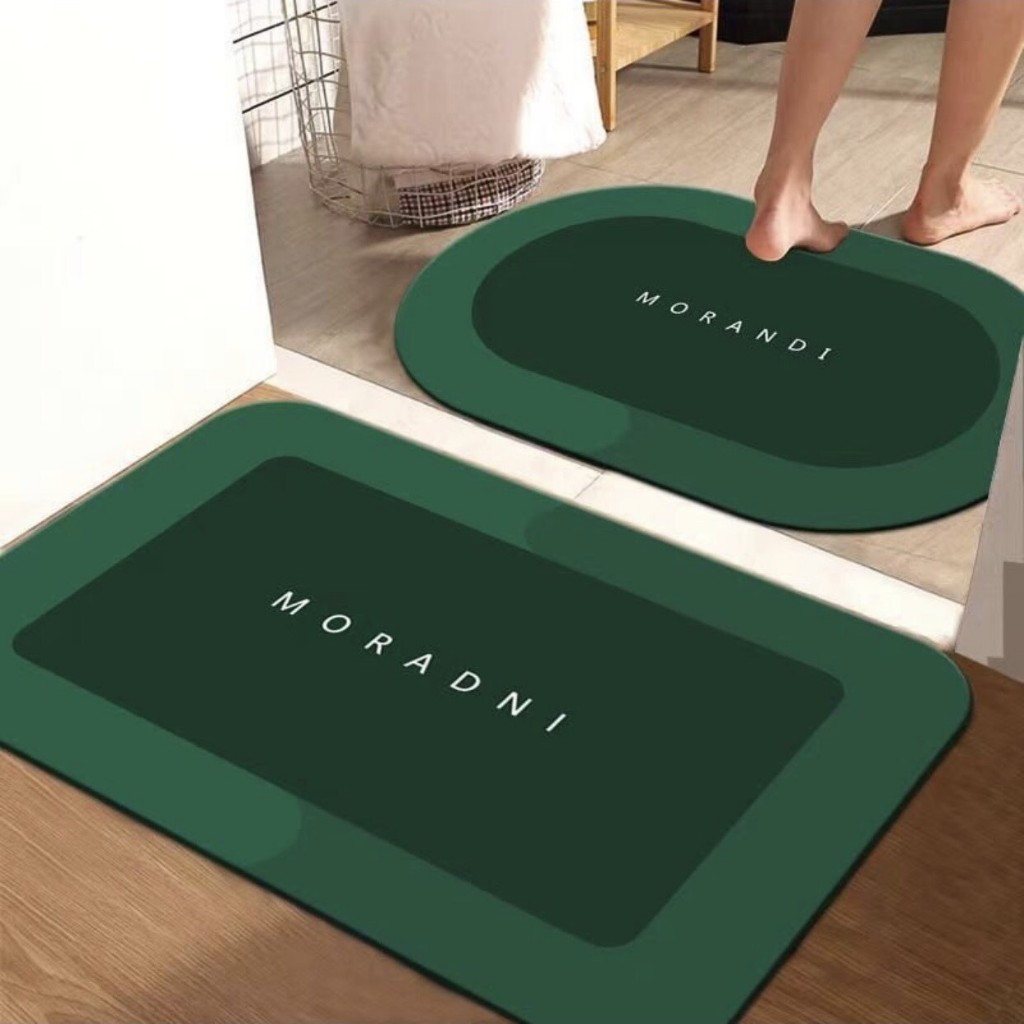 Thảm SILICOL, thảm chùi chân, thấm hút nước 5 giây, mặt thảm lót siêu mịn, đế cao su chống trượt cực hiệu quả.