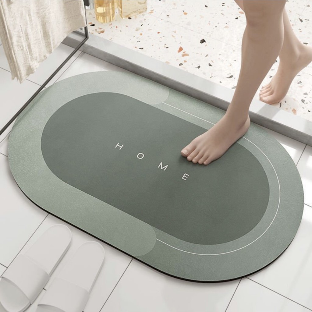 Thảm SILICOL, thảm chùi chân, thấm hút nước 5 giây, mặt thảm lót siêu mịn, đế cao su chống trượt cực hiệu quả.