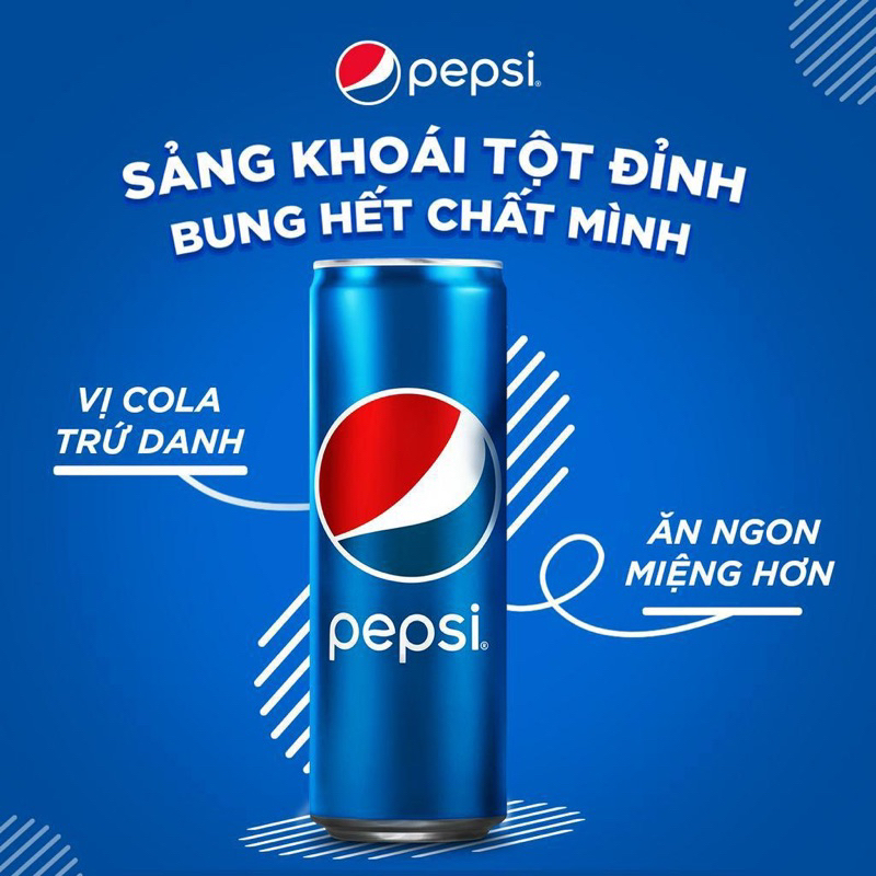 Thùng 24 lon Pepsi - 320ml/ lon - mẫu Tết 2024
