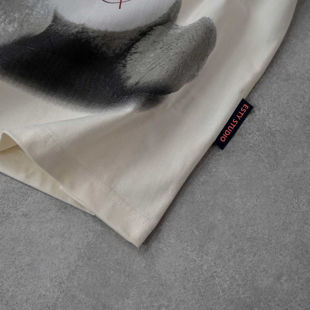 Áo Thun Tay Lỡ Unisex Local Brand FUNT STUFFED SHARK -BE WARMGREY,Áo Phông Nam Nữ Chất Cotton Phong Cách Hàn Quốc.