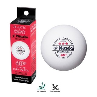 Qủa Bóng Bàn Thi Đấu 3 Sao Nittaku 40+ Hộp 3 Qủa