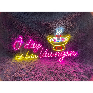 Đèn Led Neon hình chữ trang trí (nhận làm theo yêu cầu)