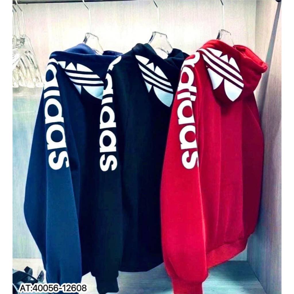 Áo Khoác Hoodie khóa adi.das Họa Tiết INn Chữ Sắc Nét , Áo Hoodie khóa Chất Liệu Vải Nỉ Siêu Hot 2023