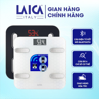 Cân điện tử sức khỏe LAICA PS7011 đo 6 chỉ số cơ thể kết nối bluetooth