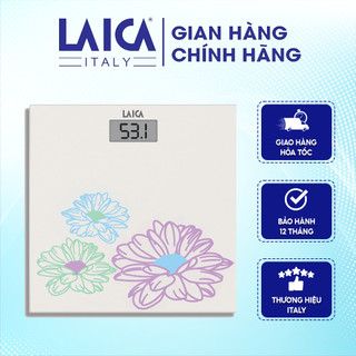Cân điện tử Laica PS1052 Họa tiết hoa