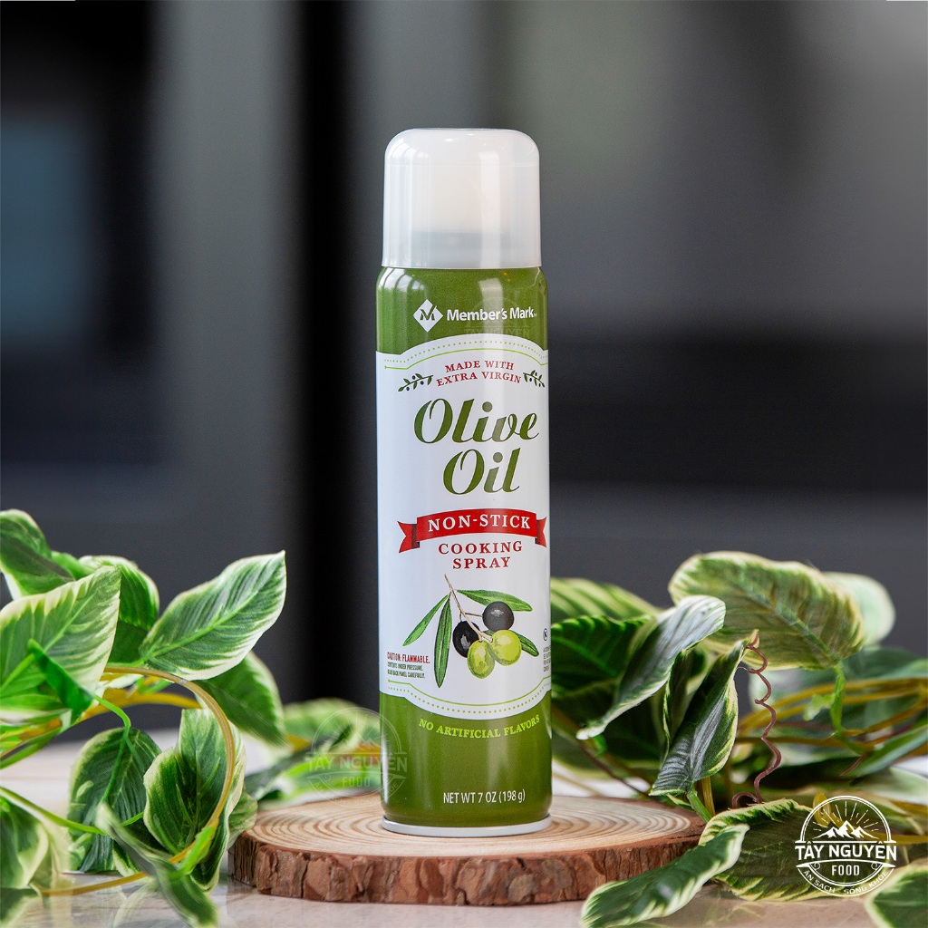 Dầu xịt ăn kiêng Olive Oil Member's Mark - Net WT 7 OZ Tây Nguyên Food - Việt Nam 198g