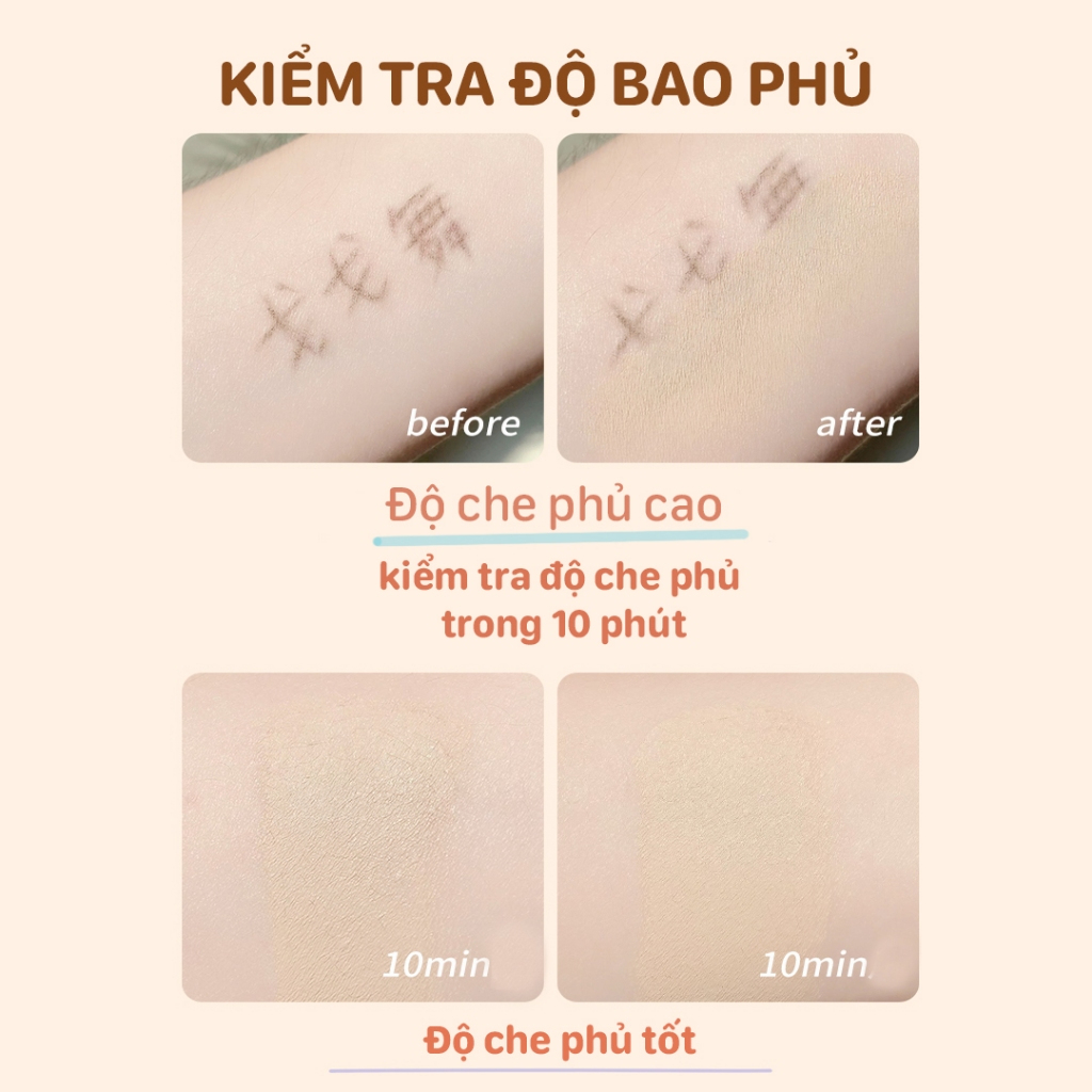 Kem Che Khuyết Điểm Triệt Sắc GOGO TALES Che khuyết điểm highlight và bắt sáng GT406