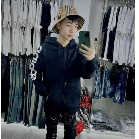 Áo Khoác Hoodie khóa adi.das Họa Tiết INn Chữ Sắc Nét , Áo Hoodie khóa Chất Liệu Vải Nỉ Siêu Hot 2023