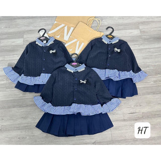 Set len chân váy và 2q legging lót lông