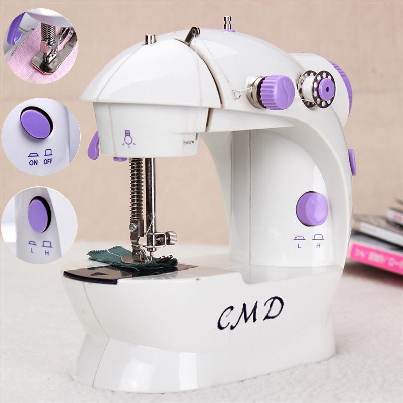 Máy May Để Bàn Mini - Máy Khâu Gia Đình SIêu Tiện Lợi Hàng Chính Hãng