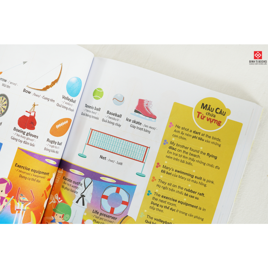 Sách thiếu nhi - 4000 từ vựng và mẫu câu tiếng Anh thiết yếu cho trẻ em