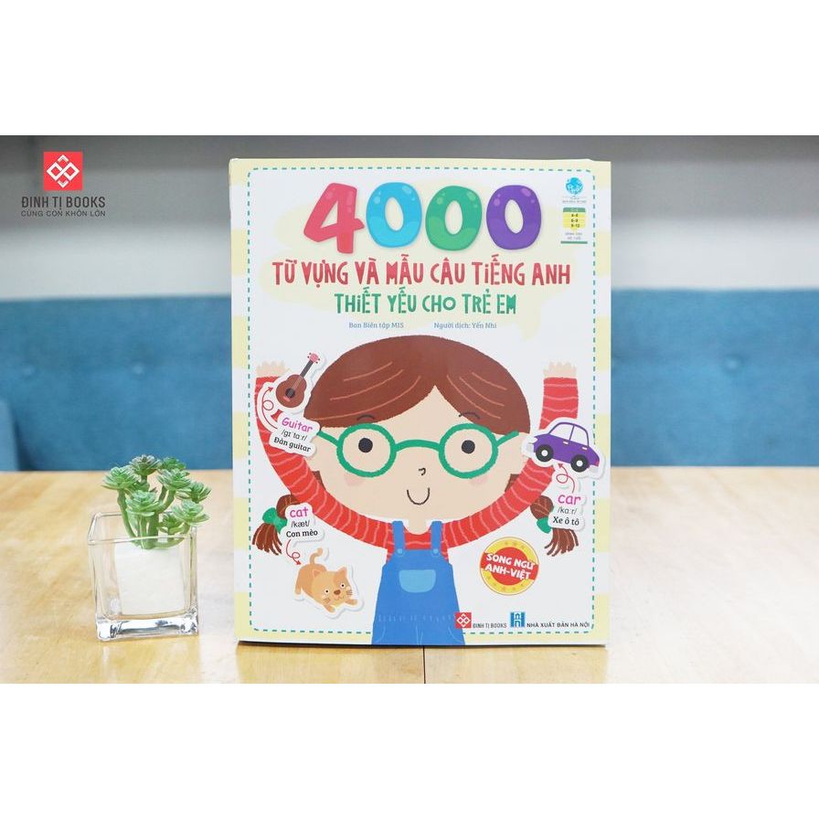 Sách thiếu nhi - 4000 từ vựng và mẫu câu tiếng Anh thiết yếu cho trẻ em