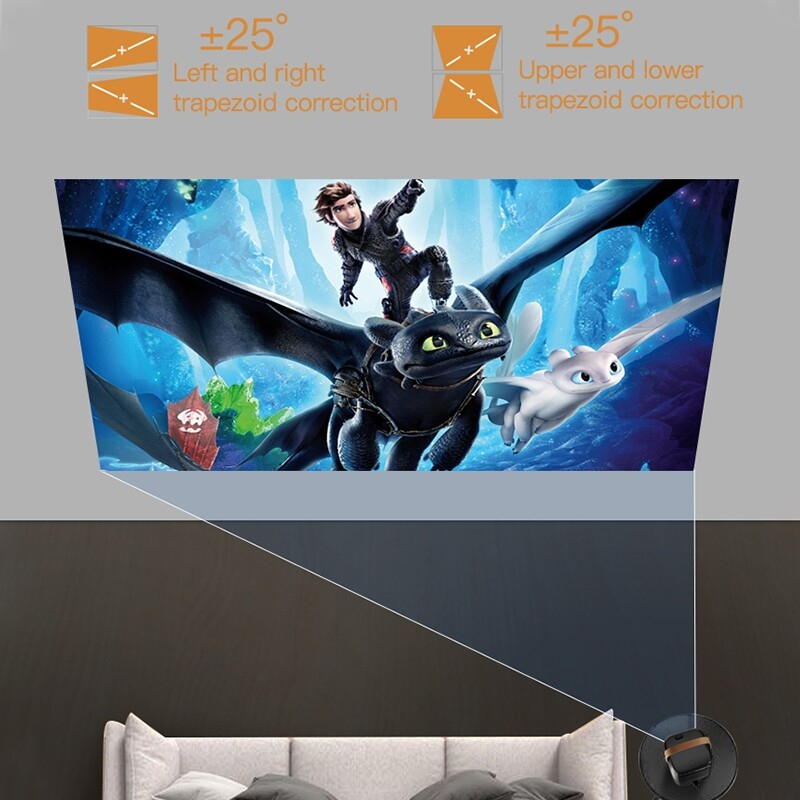 S10 PRO 5G Portable Wireless Mini Projector 4K UHD WIFI Android 6.0 Home Theater