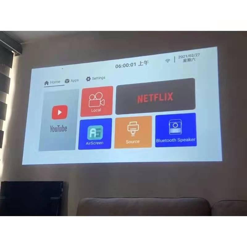S10 PRO 5G Portable Wireless Mini Projector 4K UHD WIFI Android 6.0 Home Theater