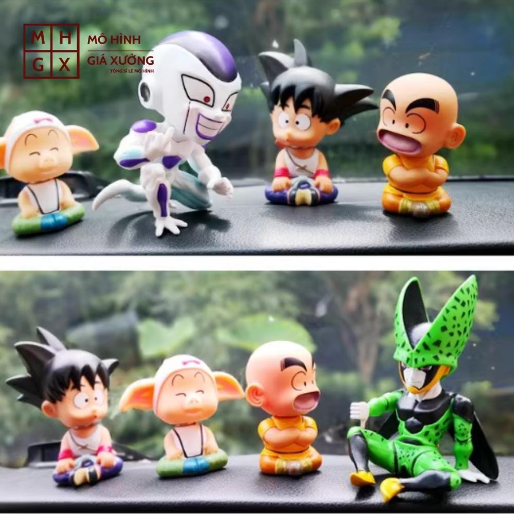 Mô hình Dragon Ball Frieza, mabu, cell ngồi - Cao 12 -13cm - nặng 300gram - Dragon Ball - bọc túi opp - no box