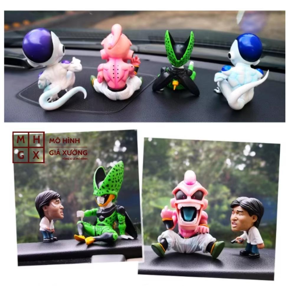 Mô hình Dragon Ball Frieza, mabu, cell ngồi - Cao 12 -13cm - nặng 300gram - Dragon Ball - bọc túi opp - no box