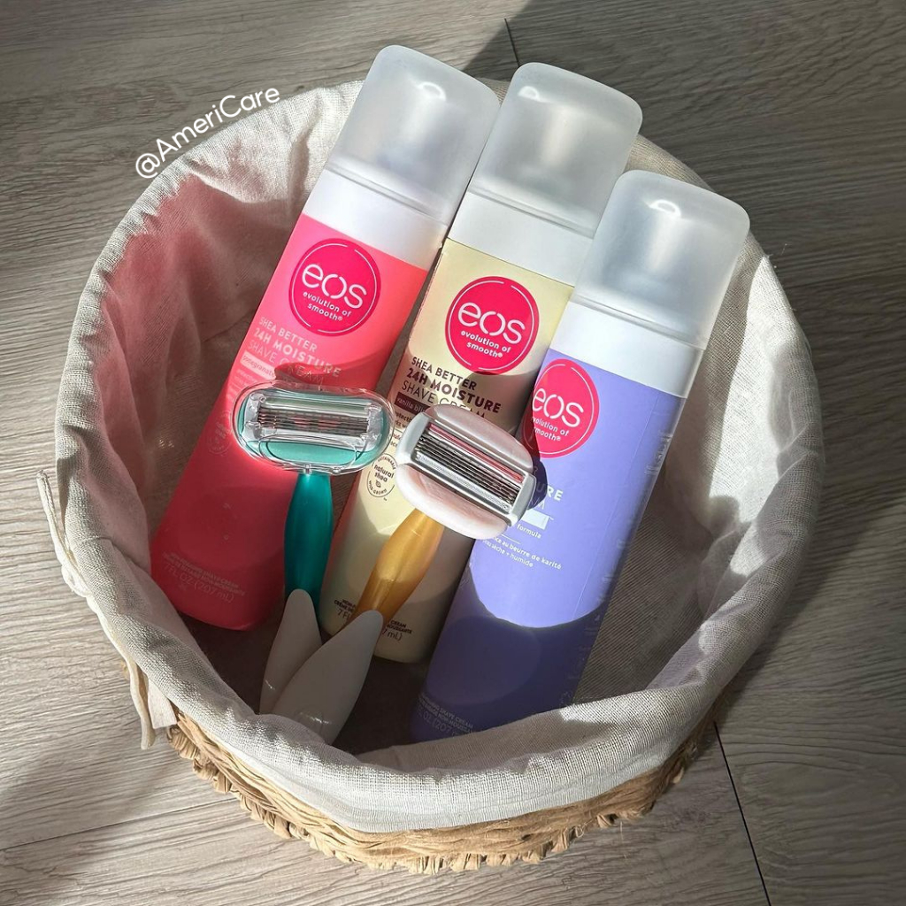 Kem Cạo Lông EOS, Kem Cạo Lông Bikini & Vùng Kín Nam/Nữ, Chính Hãng- Bill Mỹ, 207ml, Americarevn