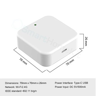 Bộ trung tâm TTLock Gateway G6 Matter & G2, Hỗ trợ mở khoá từ xa, kết nối app qua Wifi