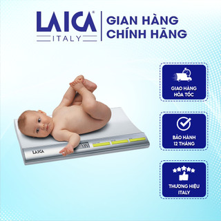 Cân trẻ sơ sinh điện tử LAICA PS3001 - Mức cân tối đa 20 kg - Tối thiểu 200g - Thước đo chiều dài 50cm