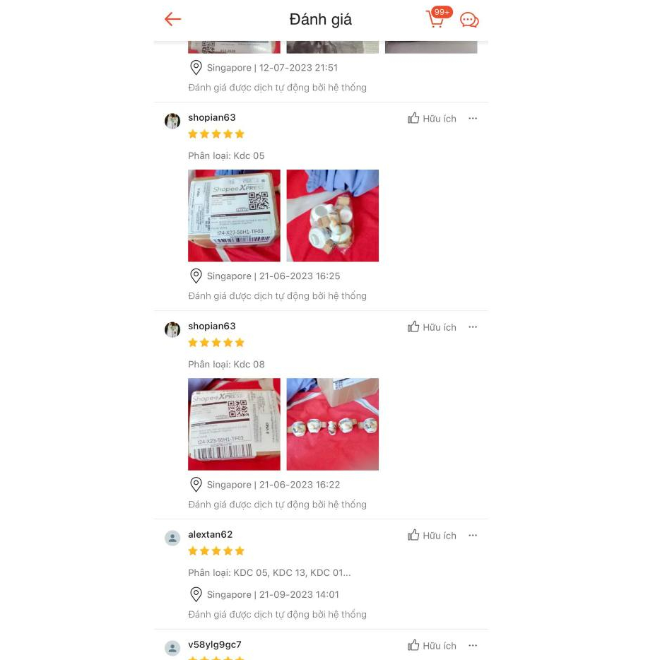 Cóng sứ chim khuyên , hút mật mẫu Decal tàu gắn sẵn tai 1.2cm cho lồng khuyên