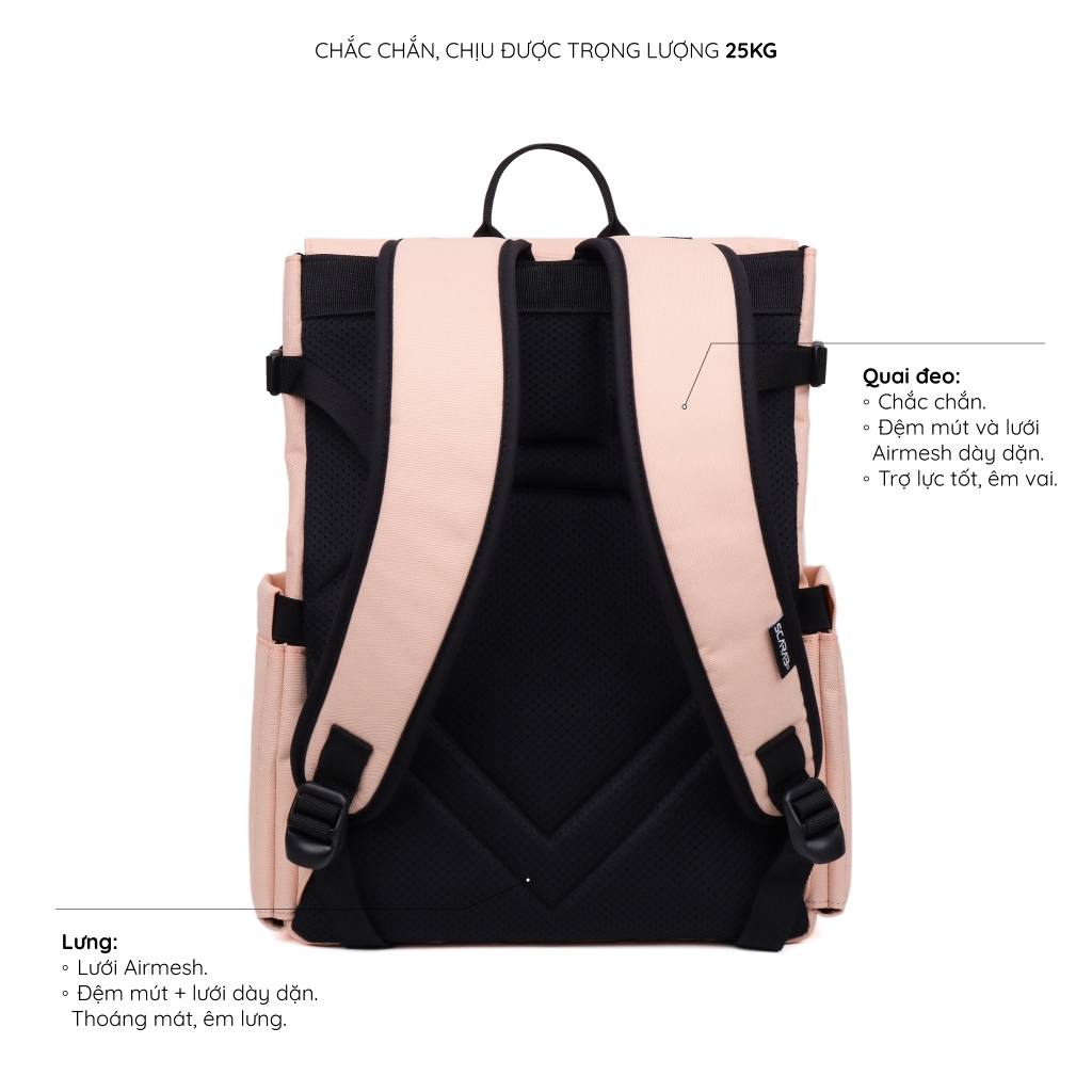 Balo Đi Học, Đi Chơi SCARAB - ADVENTURE Unisex