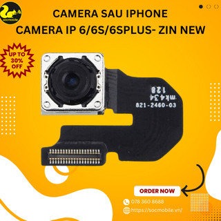 Camera sau thay thế cho ip 6/6s/6s plus/6plus - zin new bảo hành 3 tháng