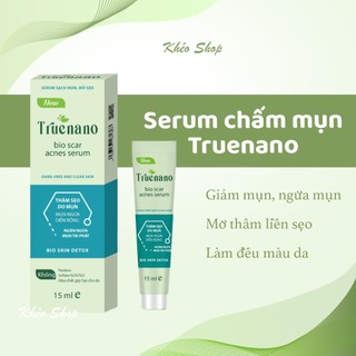 Serum chấm mụn truenano đánh bay các loại mụn, thâm, mờ sẹo - tuýp 15ml