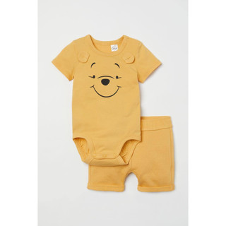 Set body + quần bé trai gái Unisex HM chính hãng