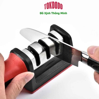 Dụng cụ mài dao kéo đa năng 3 ngăn