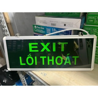 HỎA TỐC HCM-  Đèn exit 2 mặt CHỮ EXIT LỐI THOÁT- ĐIỆN 220V