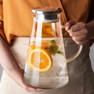 (SẴN) Bình tam giác 2L, bình nước thủy tinh chịu nhiệt không chì Borosilcate - Hàng cao cấp xuất khẩu