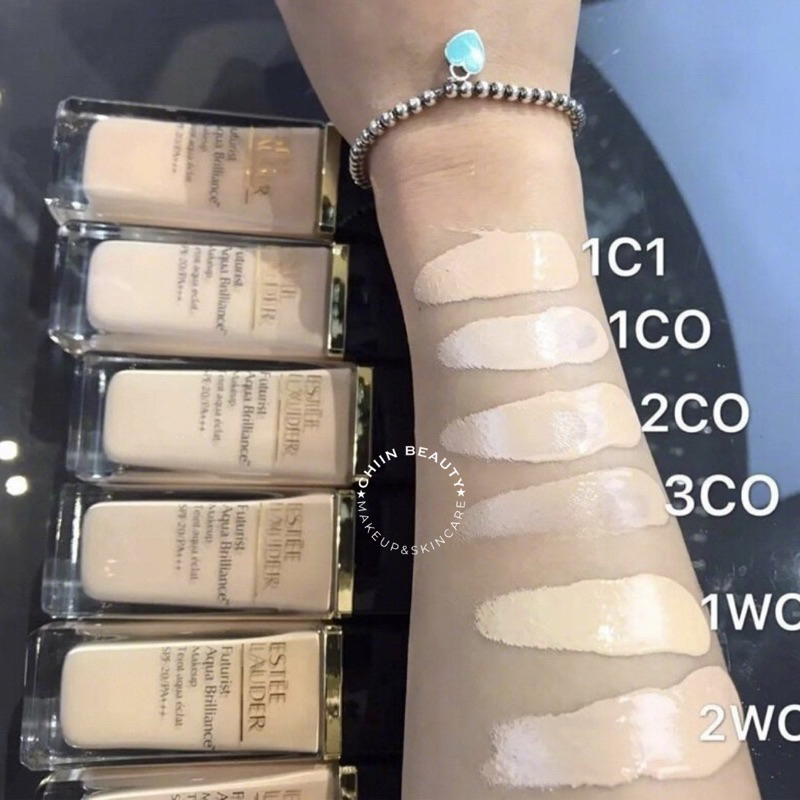 Tone 1C0, 1W0 - Kem nền ESTEE LAUDER Futurist Aqua Brilliance Make Up Foundation ChiinBeauty