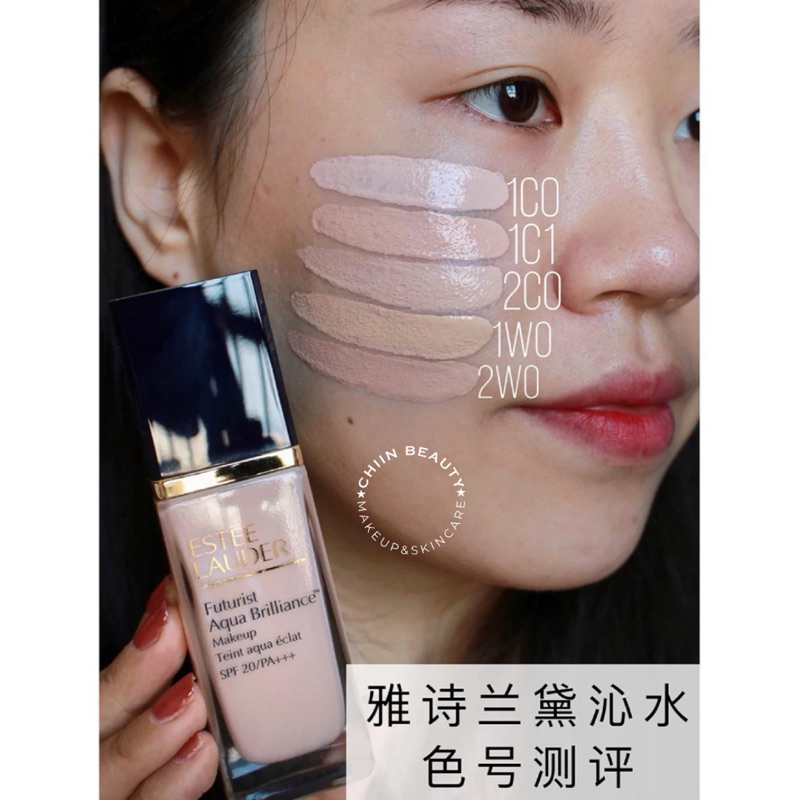 Tone 1C0, 1W0 - Kem nền ESTEE LAUDER Futurist Aqua Brilliance Make Up Foundation ChiinBeauty