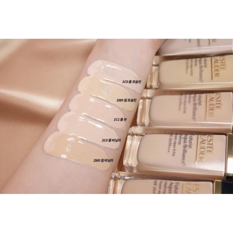Tone 1C0, 1W0 - Kem nền ESTEE LAUDER Futurist Aqua Brilliance Make Up Foundation ChiinBeauty