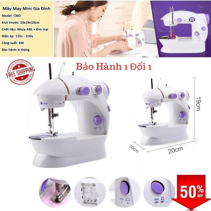 Máy May Để Bàn Mini - Máy Khâu Gia Đình SIêu Tiện Lợi Hàng Chính Hãng