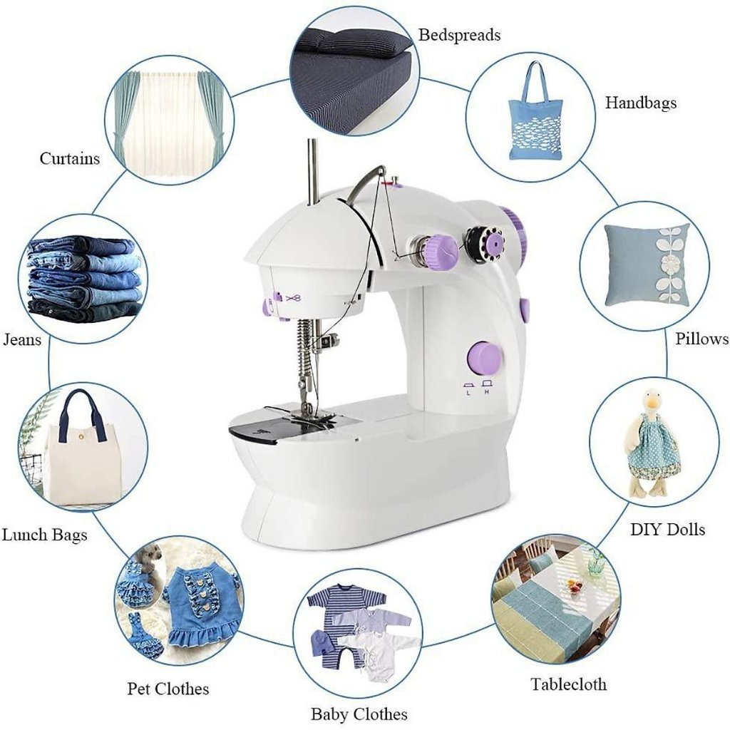 Máy May Để Bàn Mini - Máy Khâu Gia Đình SIêu Tiện Lợi Hàng Chính Hãng
