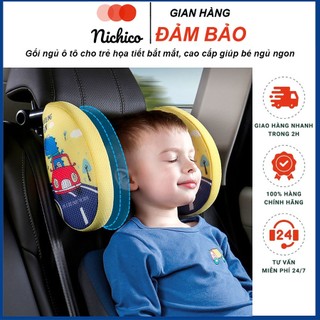 Gối tựa đầu ô tô cho trẻ em dạng kẹp ghế an toàn dòng siêu cấp và êm ái, giúp bé ngủ ngon trên xe hơi