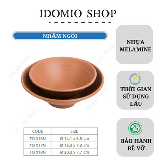 Tô Nhựa Melamine Nhám Ngói -Fataco