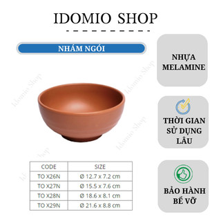 Tô Nhựa Melamine Nhám Ngói - Fataco