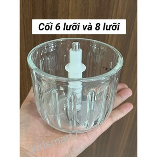 Cối Thủy Tinh Thay Thế thay thế Máy Xay Hattiecs 6 lưỡi, 8 lưỡi